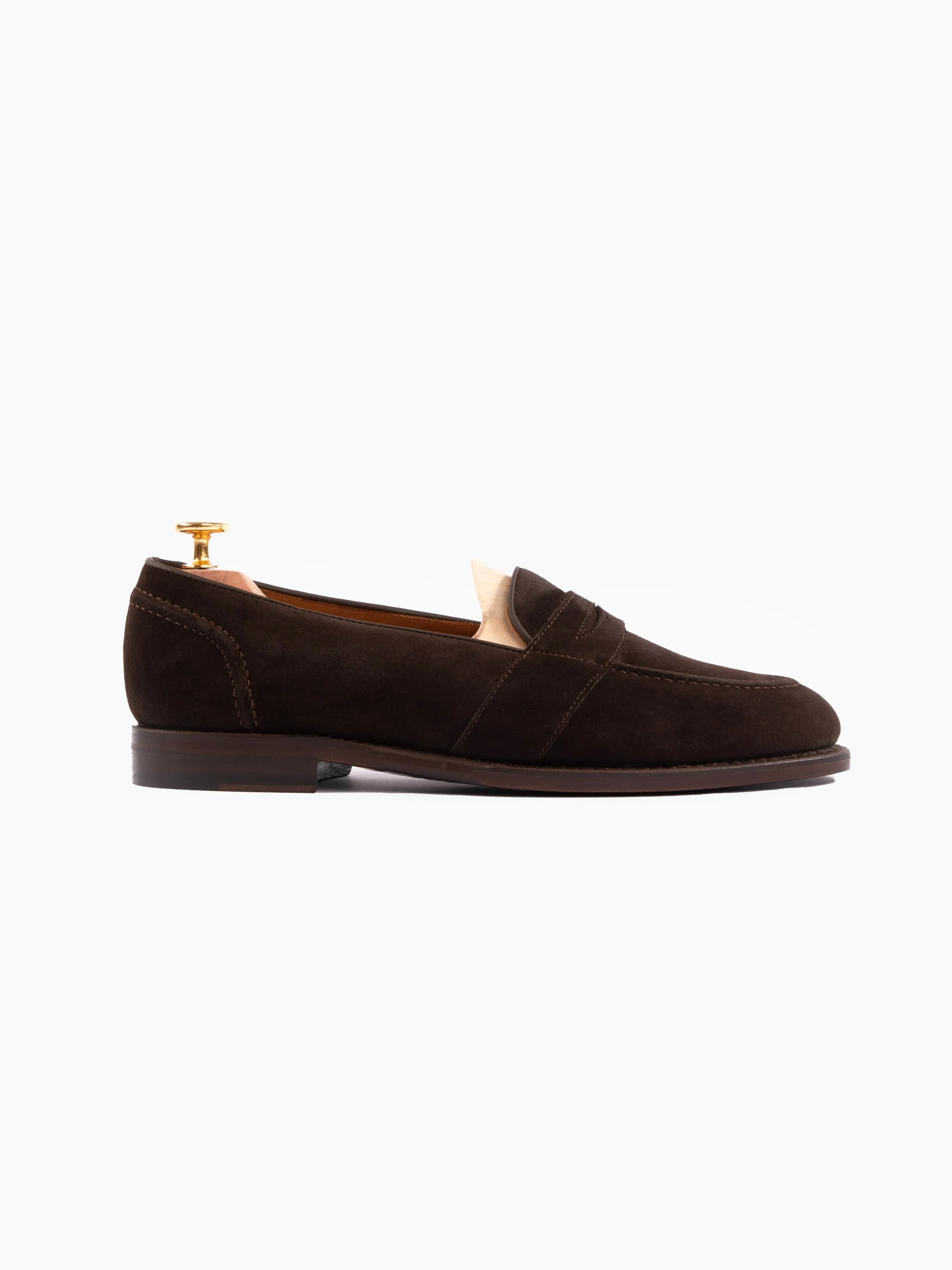 Penny Loafers Dark Brown Suede