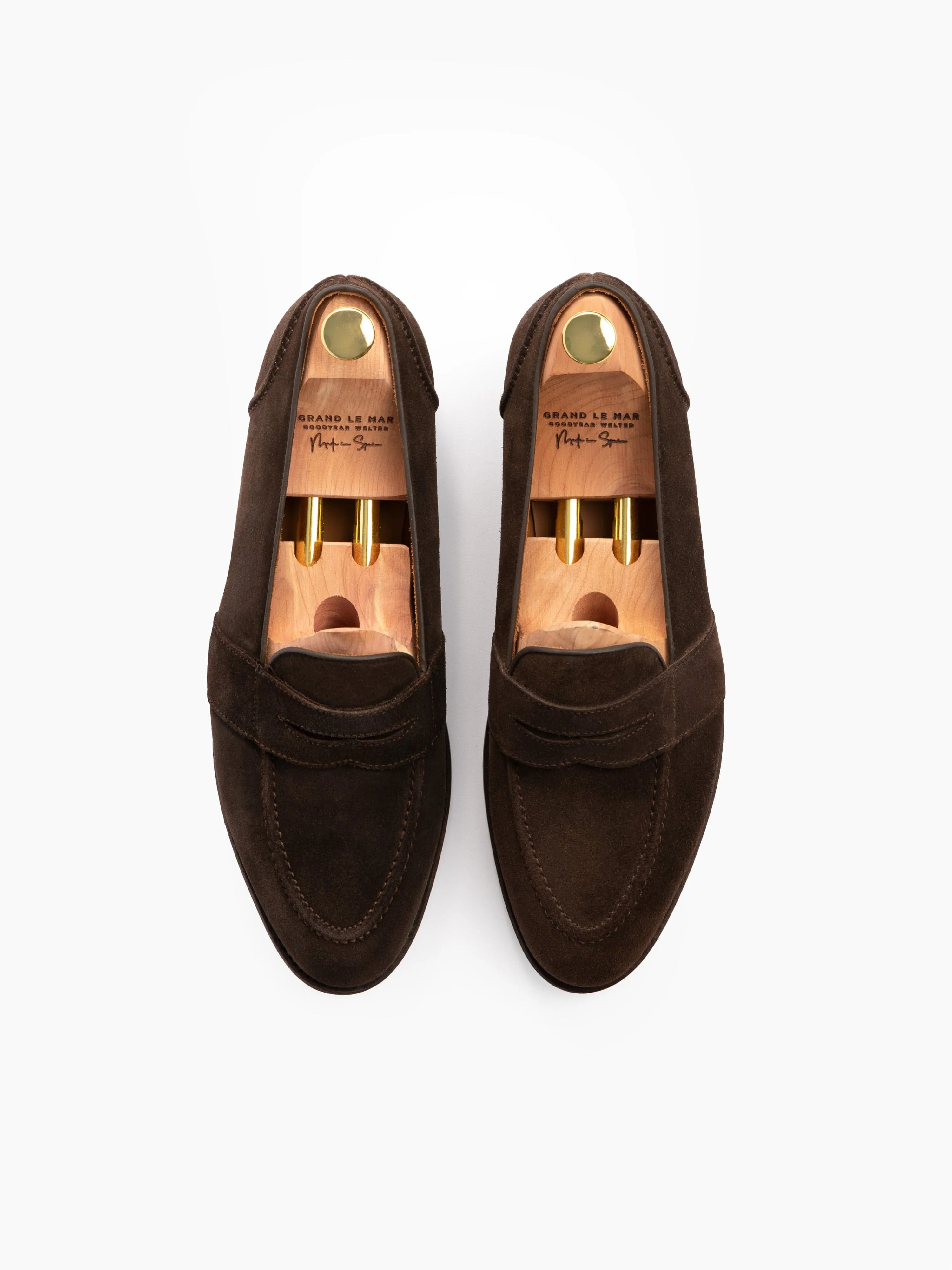 Penny Loafers Dark Brown Suede