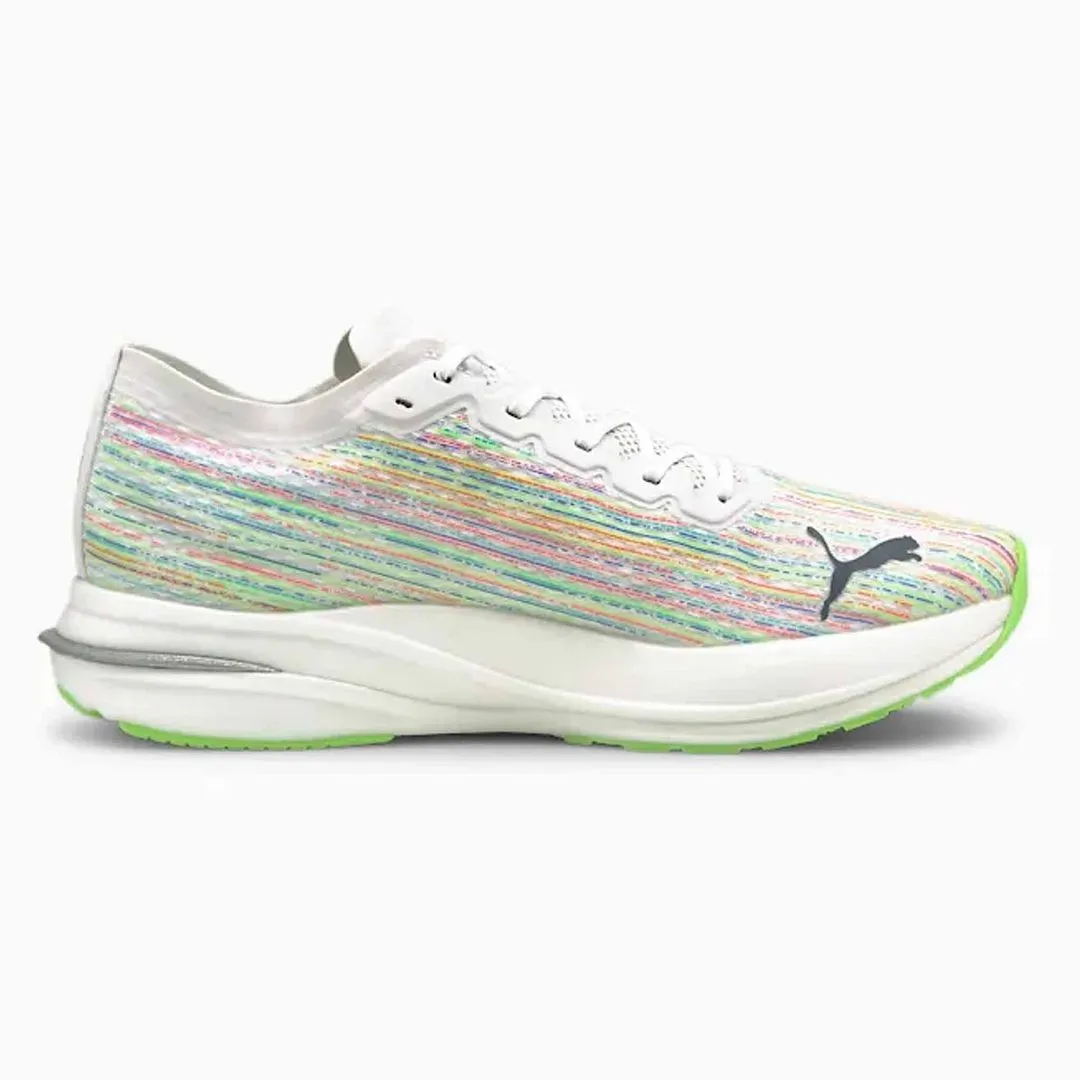 Puma Deviate Nitro Spectra White Mens Running Trainers