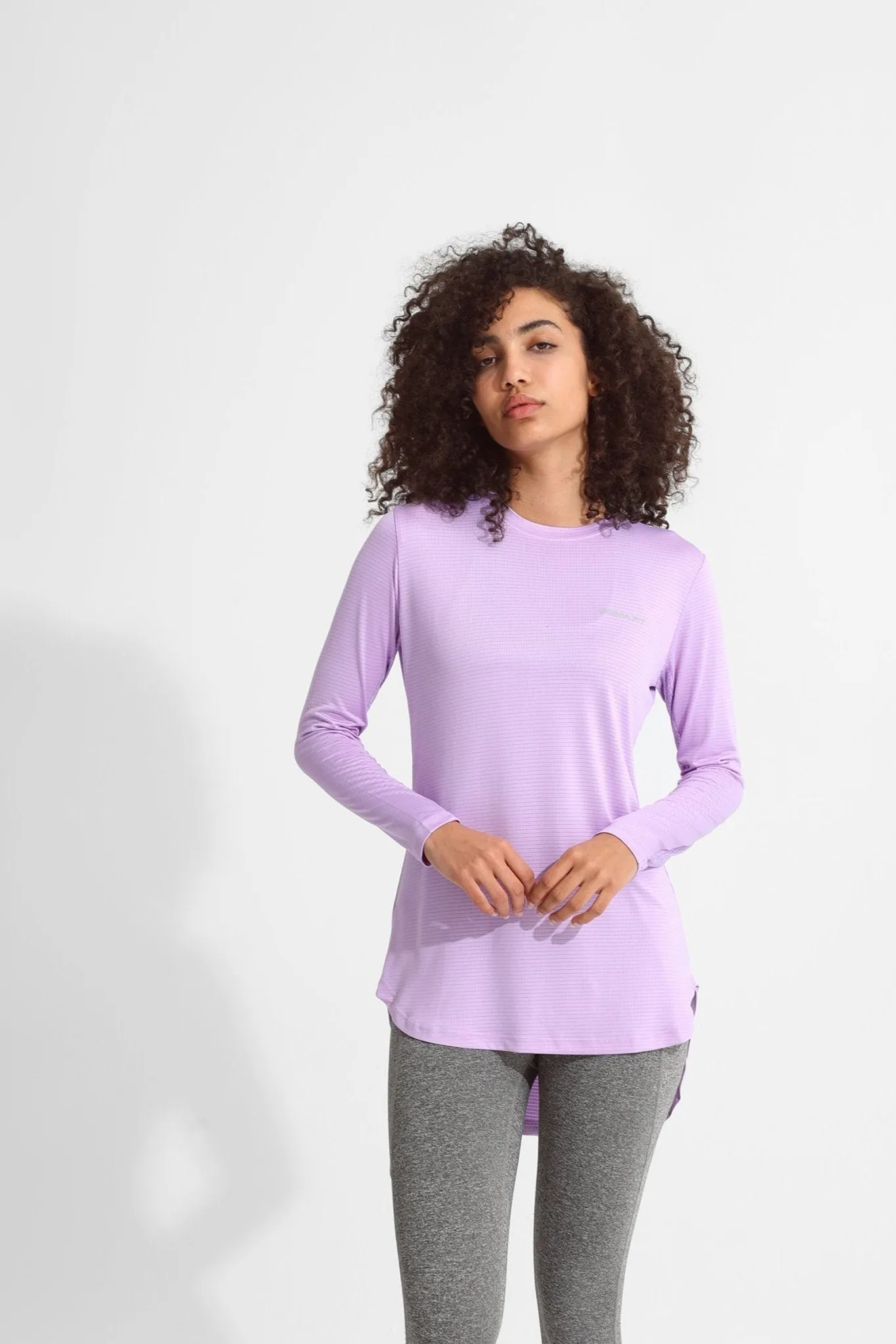 Purple Rose Basic Women Long Sleeve