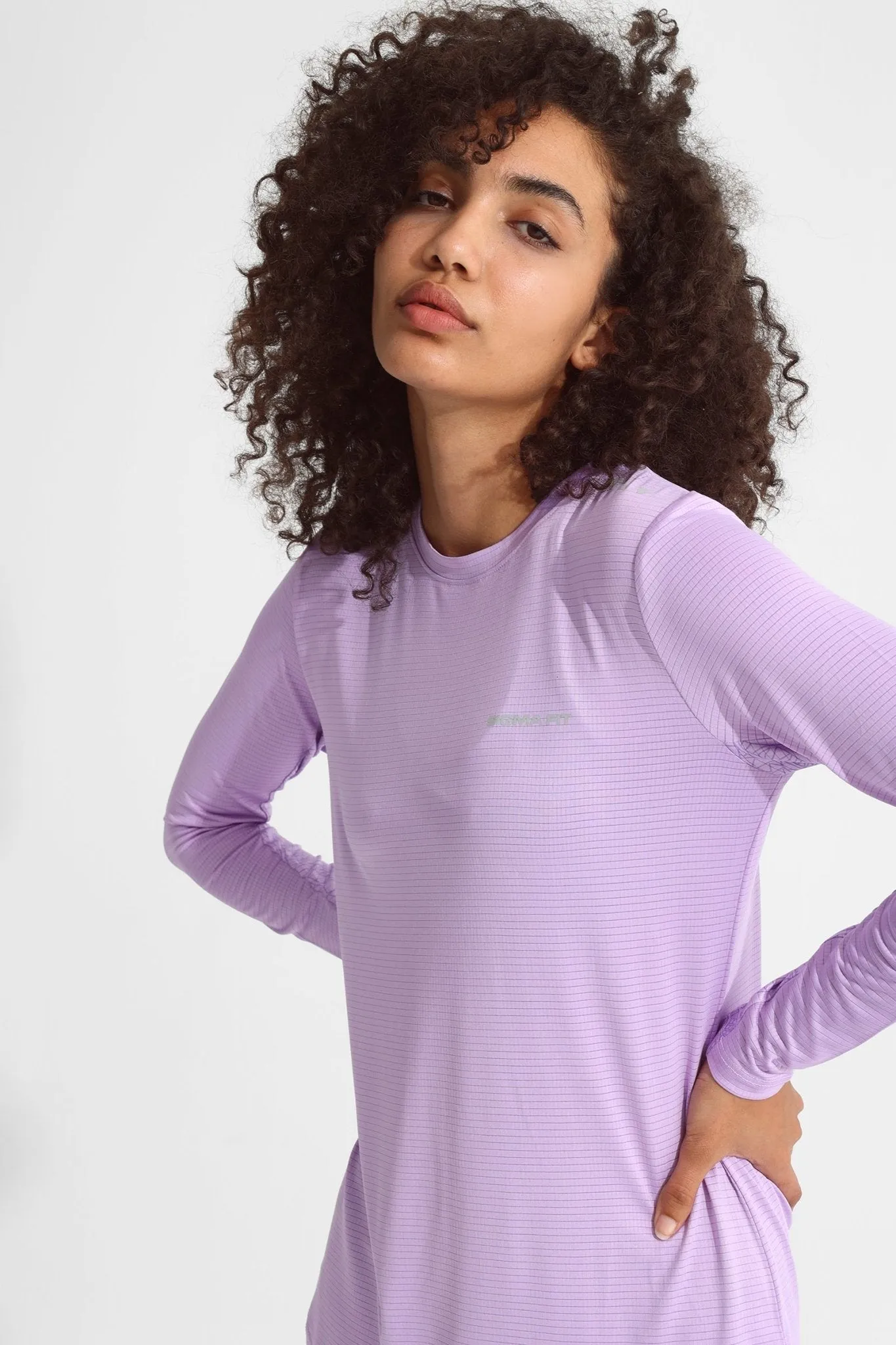 Purple Rose Basic Women Long Sleeve