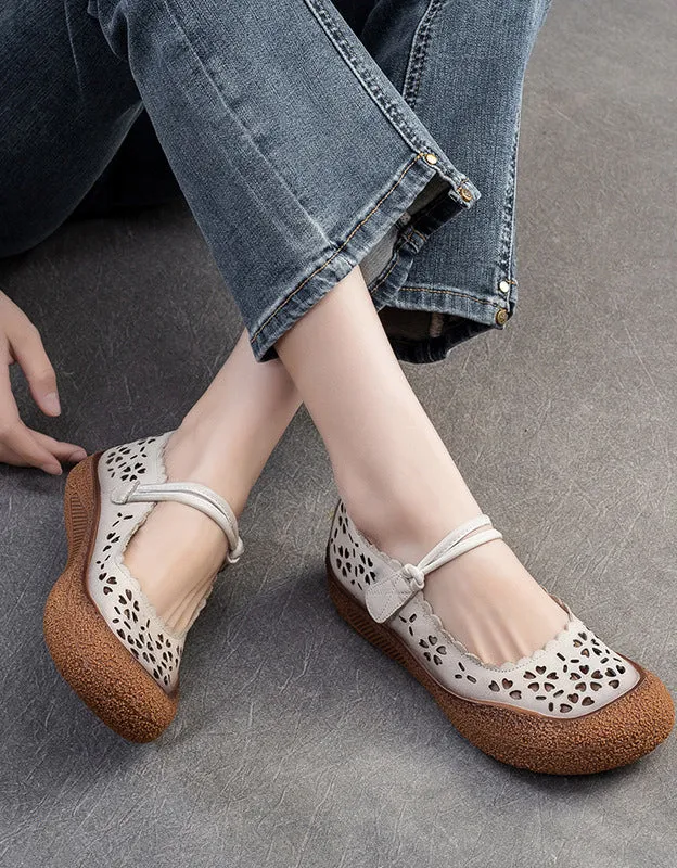 Round Toe Retro Comfortable Summer Breathable Sandals