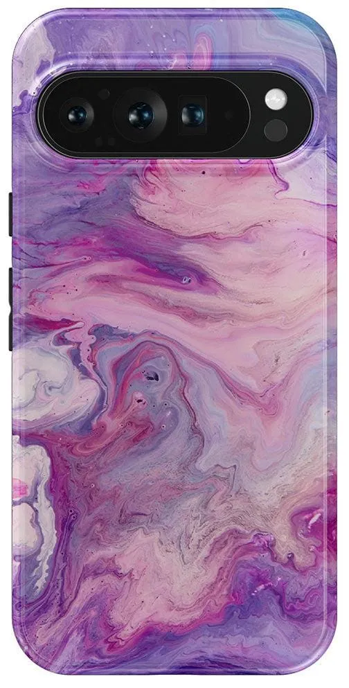 Tie Dying Over You | Purple Marble Google Pixel Case