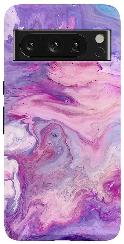 Tie Dying Over You | Purple Marble Google Pixel Case