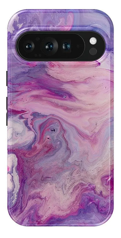 Tie Dying Over You | Purple Marble Google Pixel Case