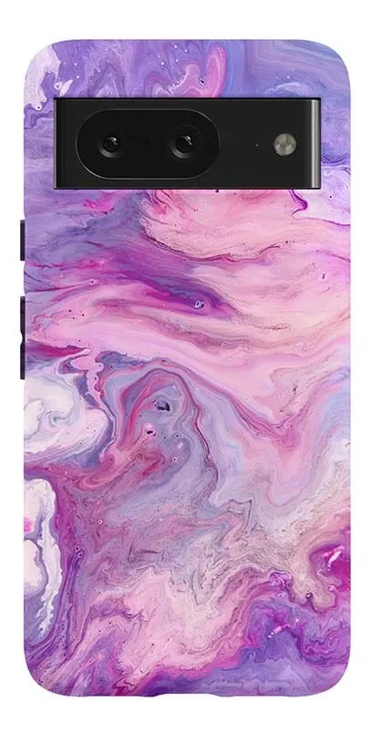 Tie Dying Over You | Purple Marble Google Pixel Case