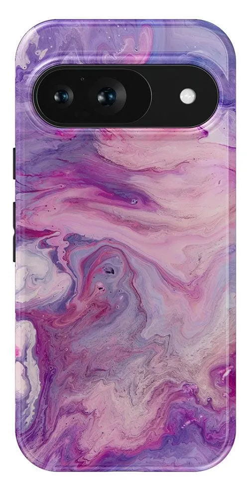 Tie Dying Over You | Purple Marble Google Pixel Case