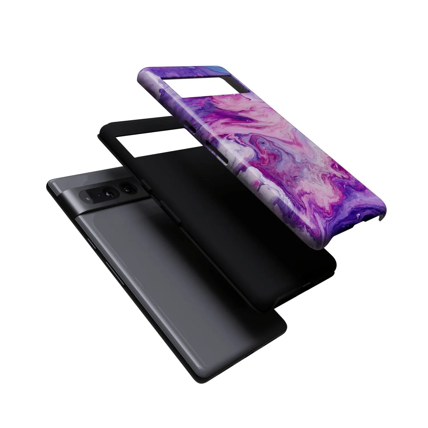 Tie Dying Over You | Purple Marble Google Pixel Case