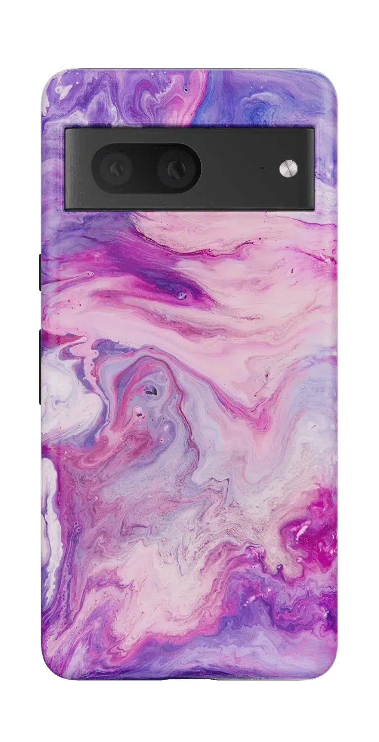 Tie Dying Over You | Purple Marble Google Pixel Case