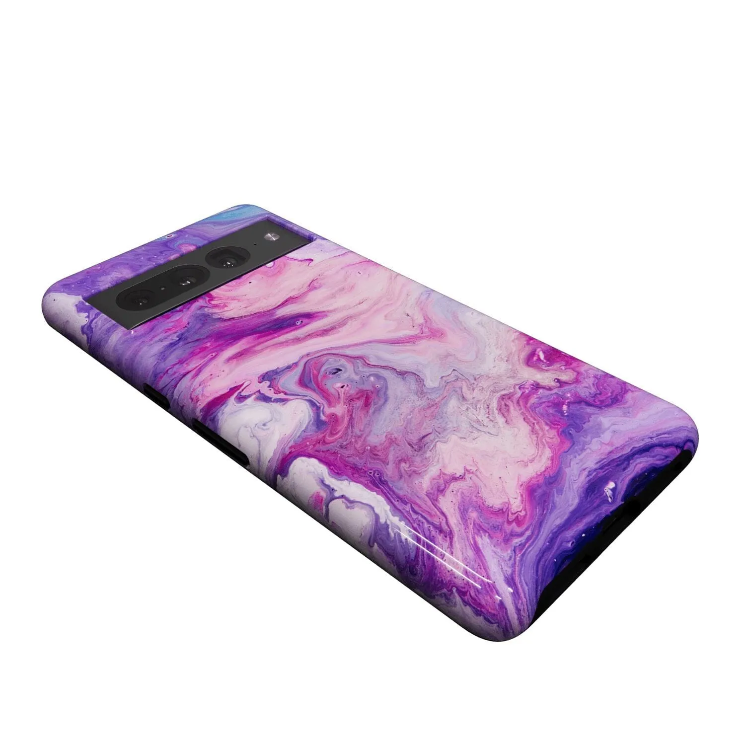 Tie Dying Over You | Purple Marble Google Pixel Case