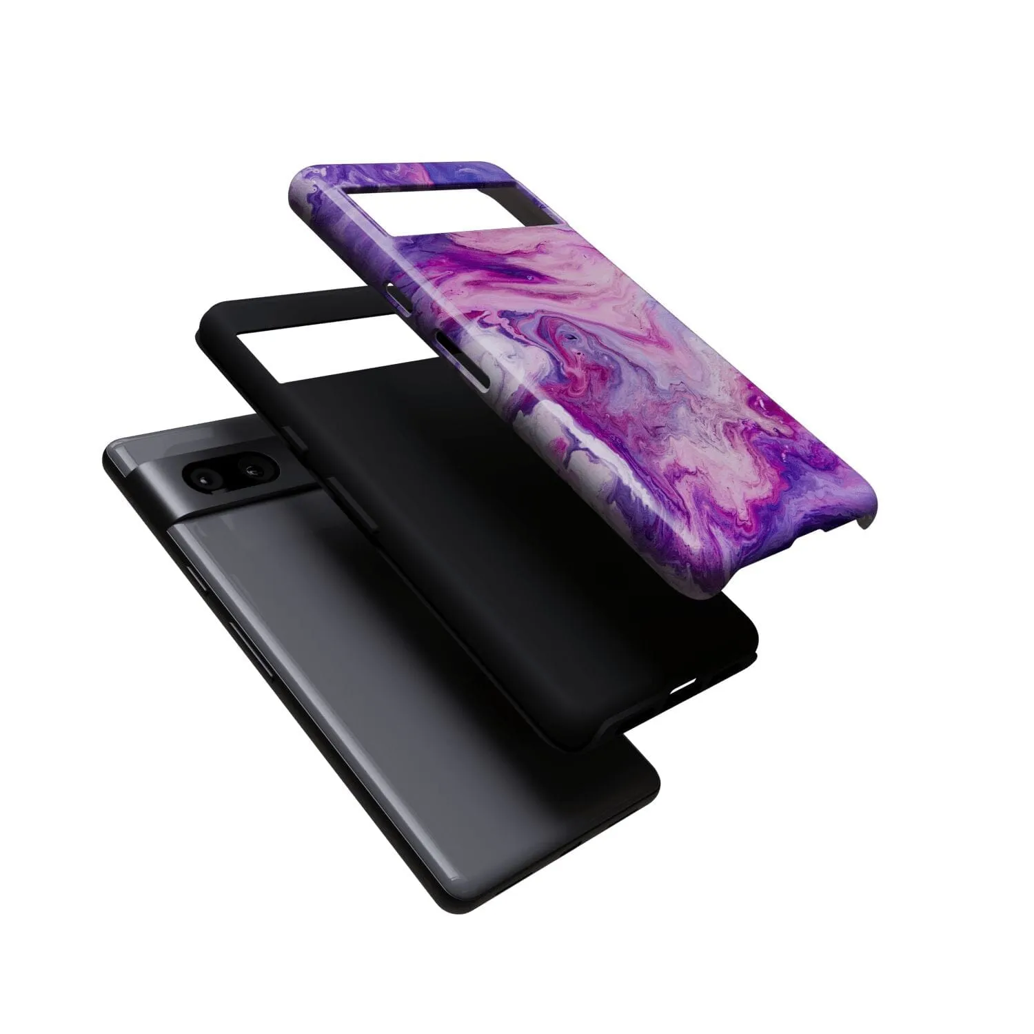 Tie Dying Over You | Purple Marble Google Pixel Case