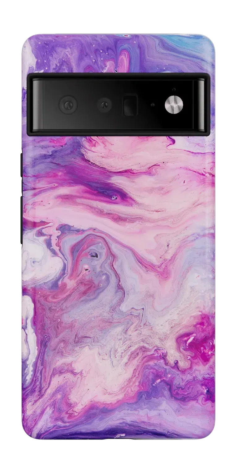 Tie Dying Over You | Purple Marble Google Pixel Case