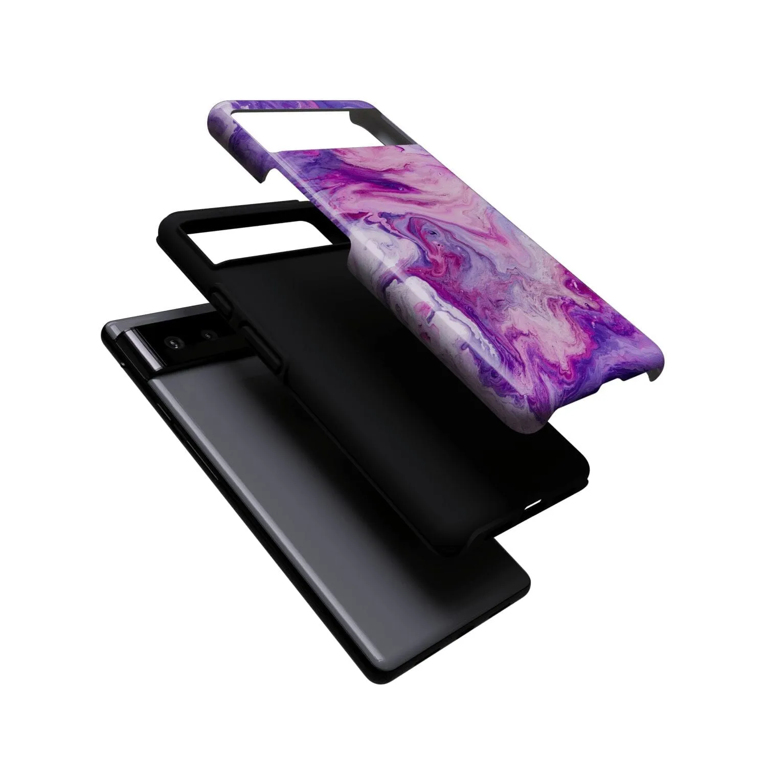 Tie Dying Over You | Purple Marble Google Pixel Case