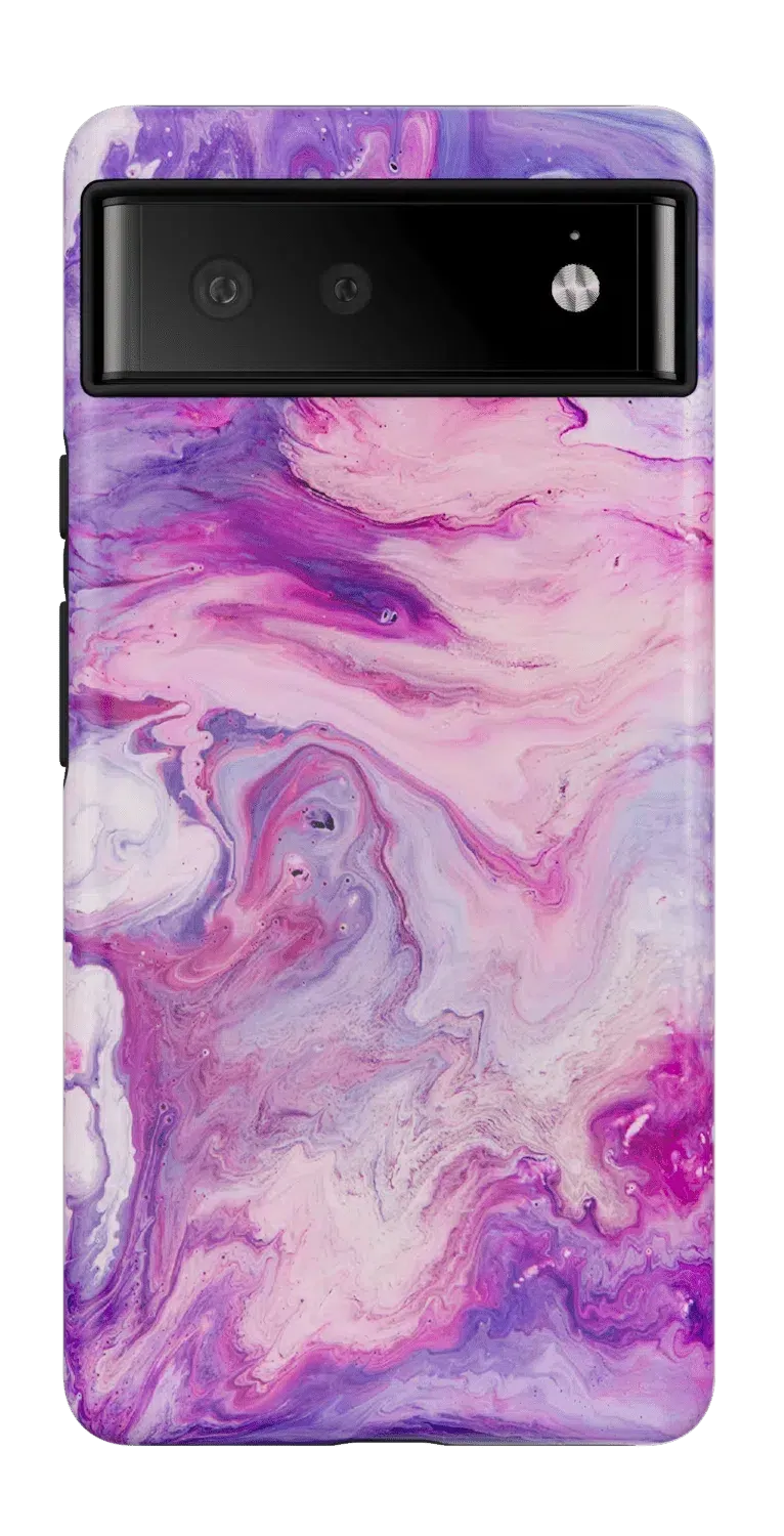 Tie Dying Over You | Purple Marble Google Pixel Case