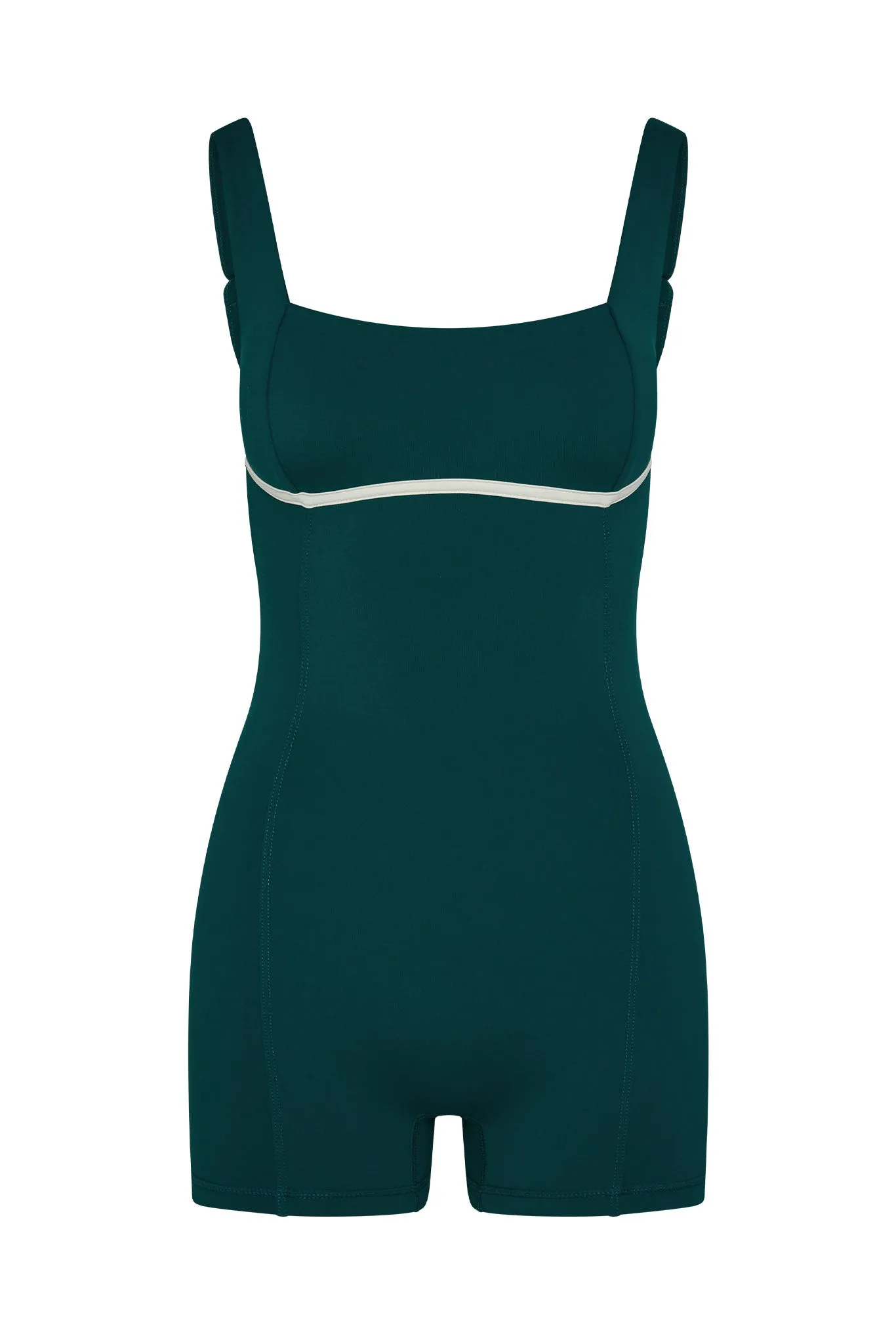 Zion Romper - Evergreen/Ivory